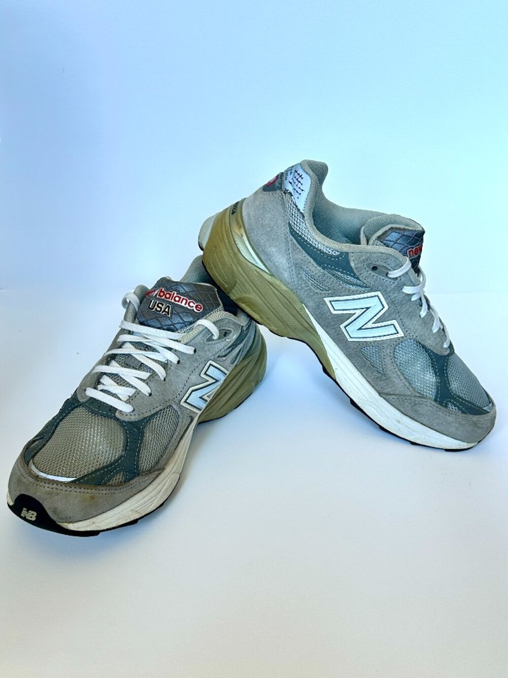 New Balance 990v3 W990GL3 Women's 9 B Gray Suede Mesh Made in USA
